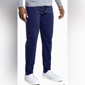 NWT rugged black Mens Athleisure jogging pants Sz 30 waist navy blue